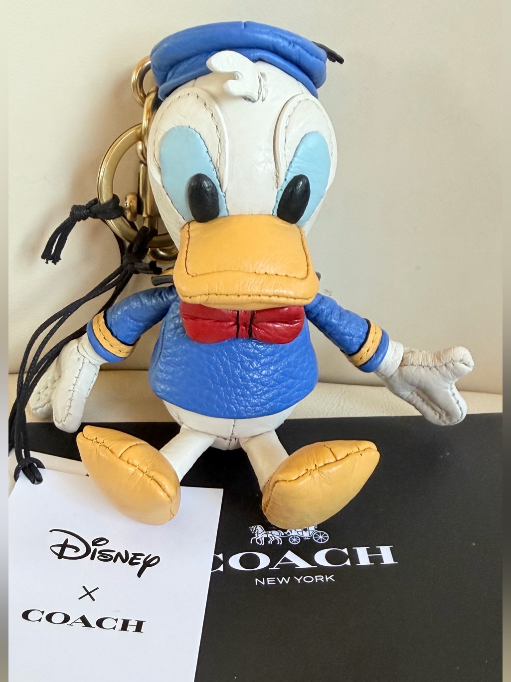 Coach Disney X Donald Duck Collectable Bag Charm. Nwt!